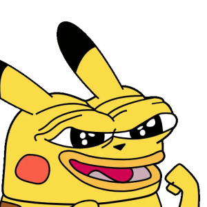 Sneaky Pikachu Grin