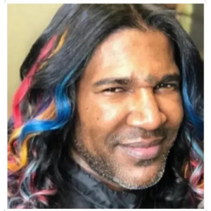 Colorful Hair Confidence