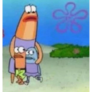 Confused fish family moment