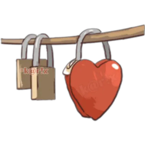Heart Lock Love