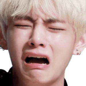 Crying face meltdown