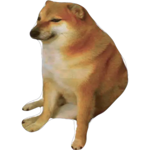 Cheems Contemplating