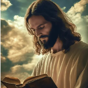 Peaceful reading moment