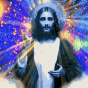 Trippy Jesus Blessing
