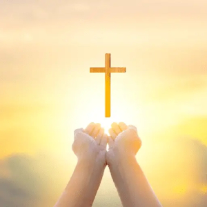 Hands Reaching for the Cross