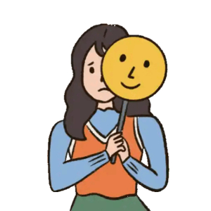Hiding behind a smile