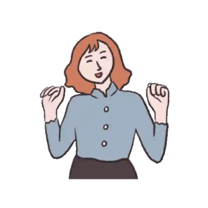 Excited dance move