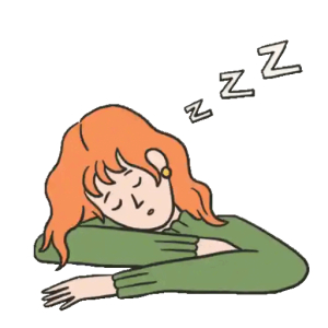 Falling asleep at work