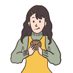 Holding a Cookie with Love