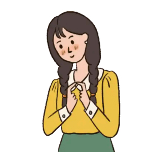 Shy girl moment