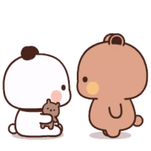 Cute bear hug
