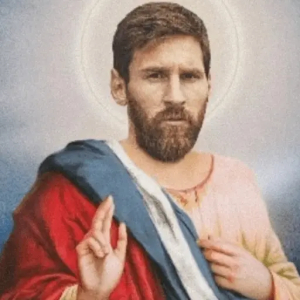 Messi as the Messiah