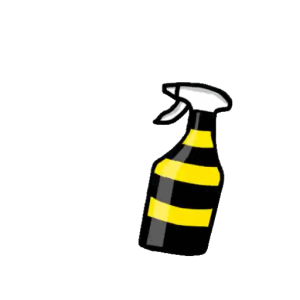 Bee spray bottle