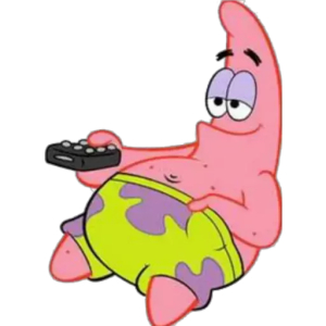 Lazy day couch potato