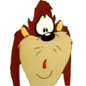 Surprised Tasmanian Devil