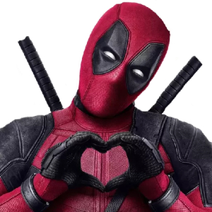 Deadpool Heart Gesture