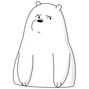 Unimpressed Polar Bear