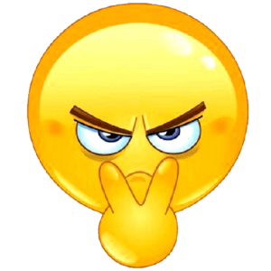 I'm watching you emoji