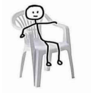 Chillin' on a Plastic Chair