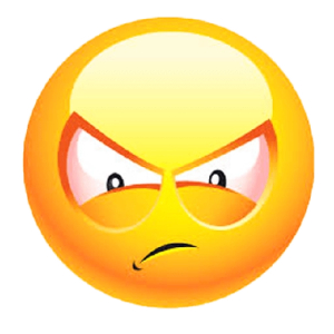 Intense Angry Face