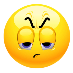 Unimpressed Emoji Look