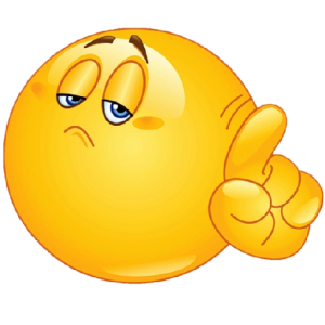 Not impressed emoji