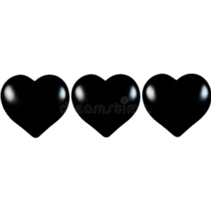 Triple Black Heart