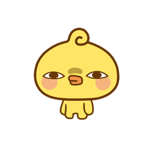 Sleepy Yellow Chick