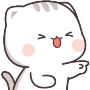 Playful pointing cat