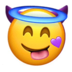 Cheeky Angel Devil Emoji