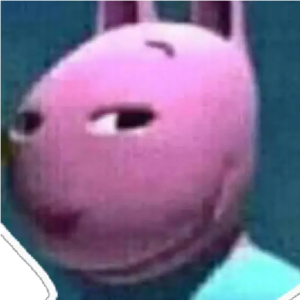 Skeptical Bunny Side Eye