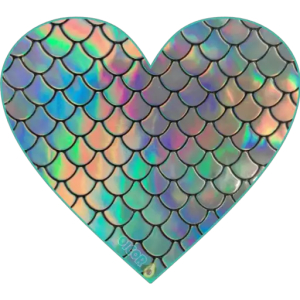 Holographic Mermaid Heart