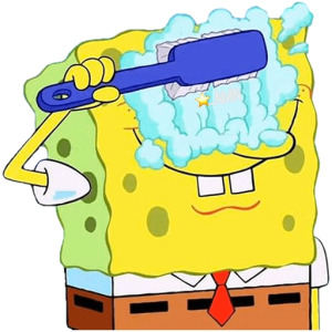 SpongeBob Brush Face