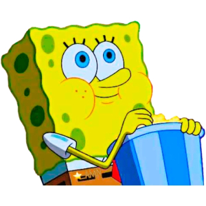 SpongeBob Eating Popcorn