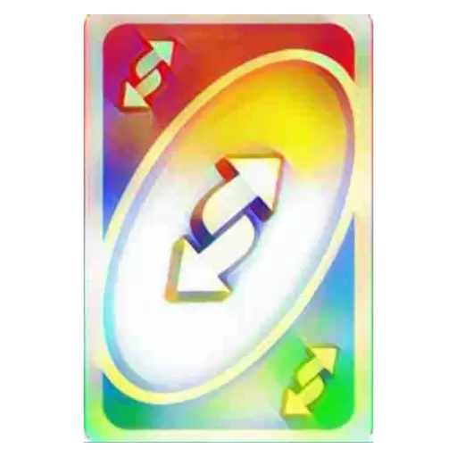 Colorful Reverse Card