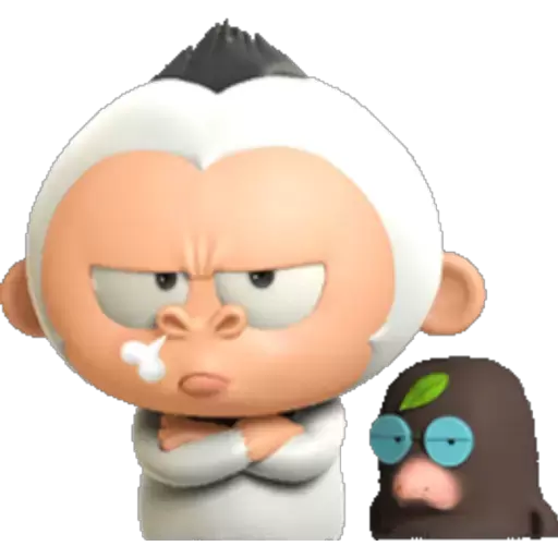 Grumpy Monkey and Mole