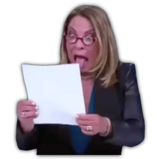 Shocked Reaction with Paper