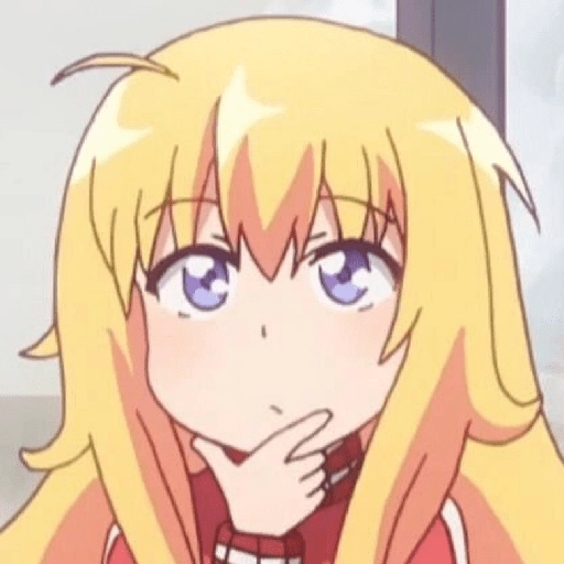 Pensive Anime Girl