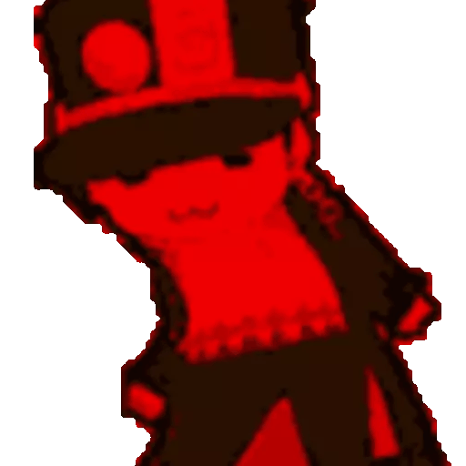 Red Cartoon Character