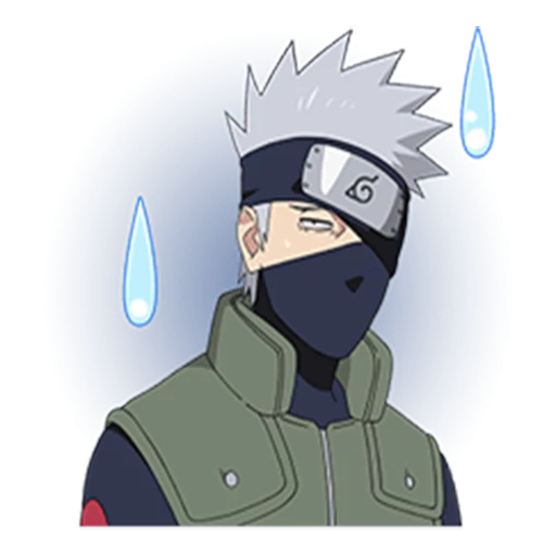 Anime Character with Sweat Drops