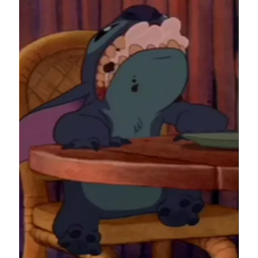 Hungry Alien Eating Popcorn
