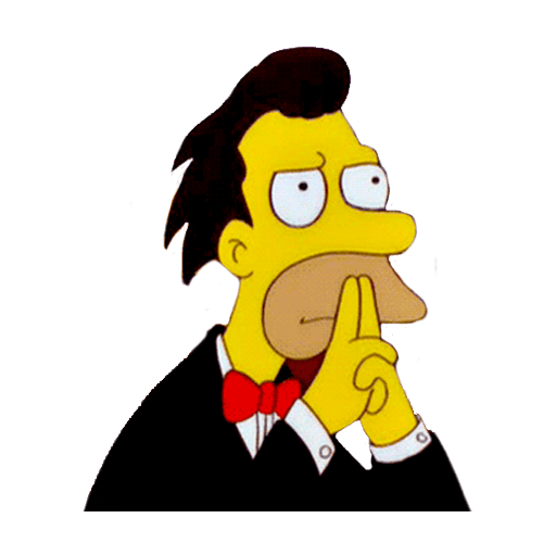 Thoughtful Cartoon Character