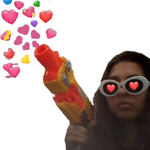 Heart Shooter with Sunglasses