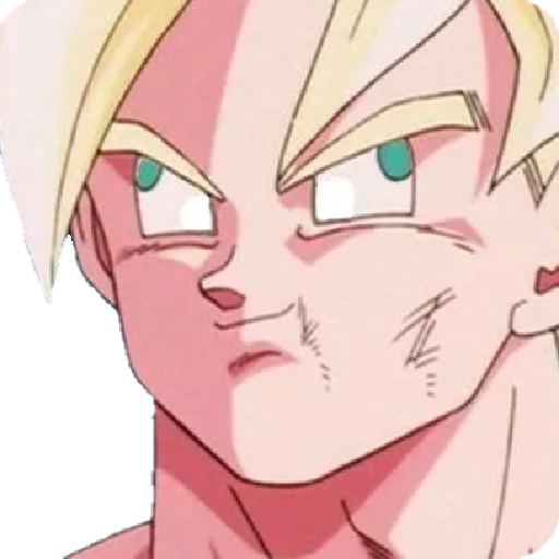 Goku Determined Anime Character