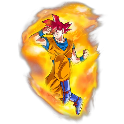 Super Saiyan God Fiery Warrior Power-Up