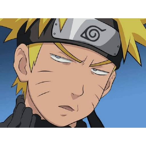 Naruto Skeptical Ninja Look