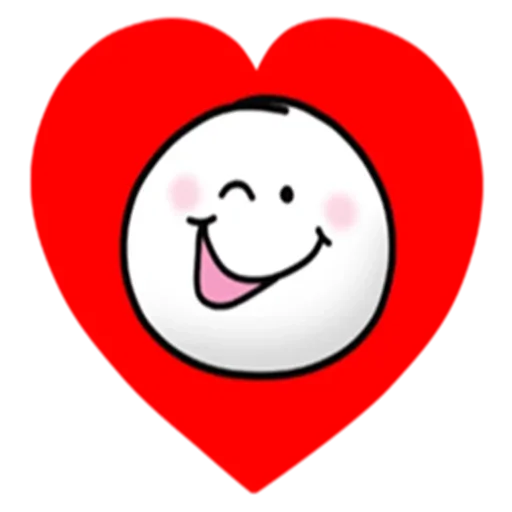Playful Wink in Heart