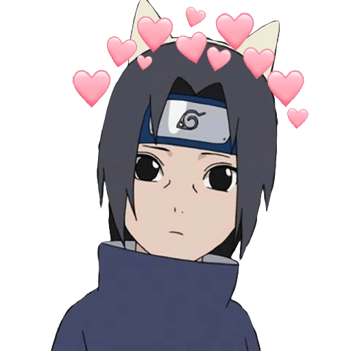 Itachi Uchiha Anime heart eyes