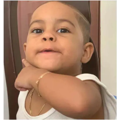Confident kid pose