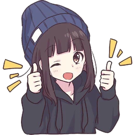 Kurumi Chan Double thumbs up anime girl